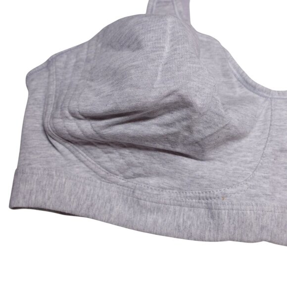 NIP Playtex 18 Hour Ultimate Lift Cotton Wireless Bra Sz 38C Gray 474C - Picture 3 of 9